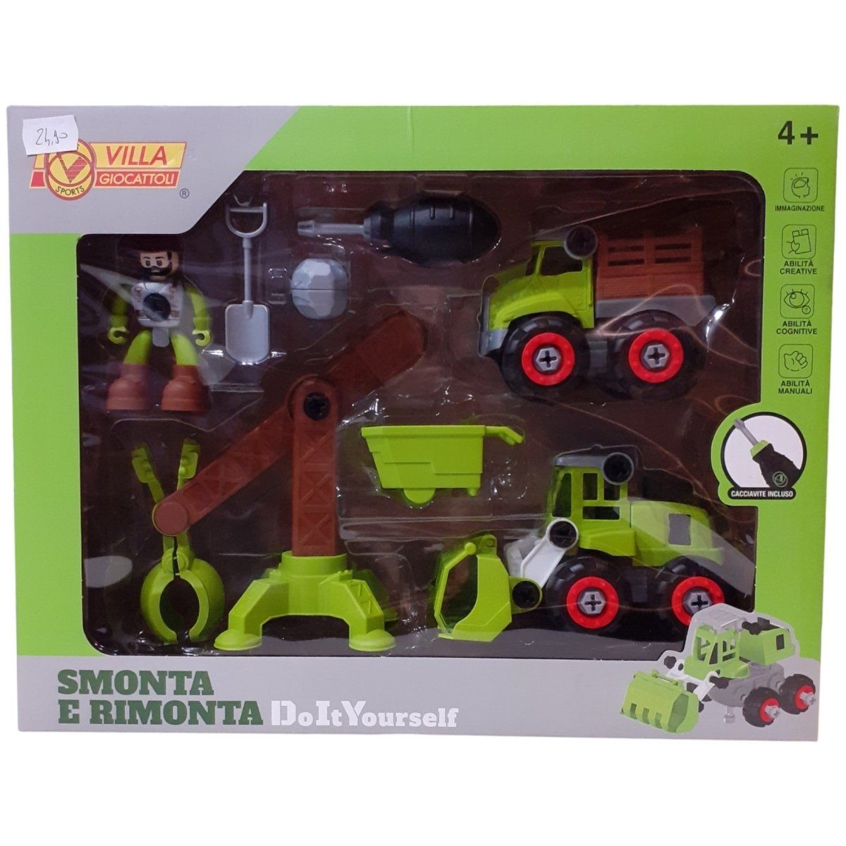 Smonta e Rimonta Fattoria Villa Giocattoli 6040 - 8002752060402 - DarSaGiocattoli