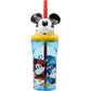 Stor Bicchiere Originale Disney Topolino In Plastica 360 ml Con Cannuccia Rosa e Tappo 3D 74466 - 8412497743667 - DarSaGiocattoli