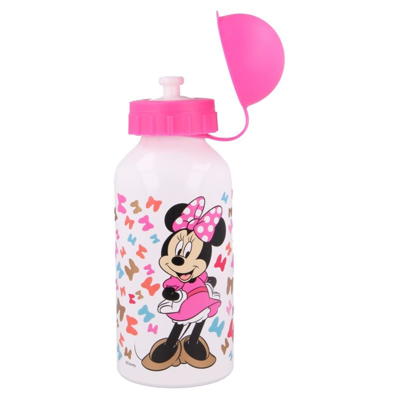 STOR Bottiglia Borraccia Flacone in Alluminio Piccolo 400 ml Disney Minnie - 8412497511341 - DarSaGiocattoli