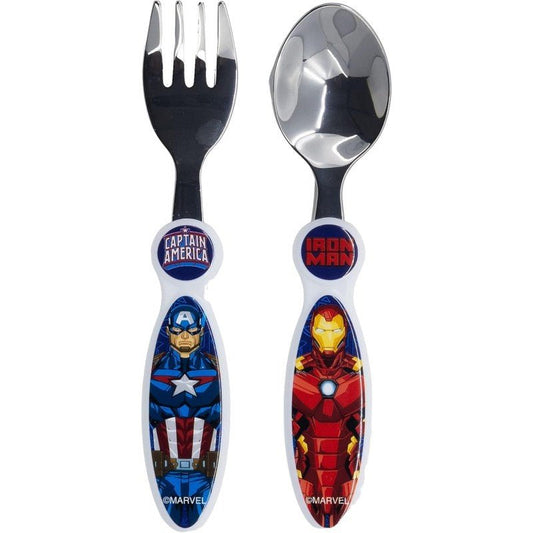 Stor Set 2 Posate in Metallo per Bambini Disney Avengers - 8412497741182 - DarSaGiocattoli