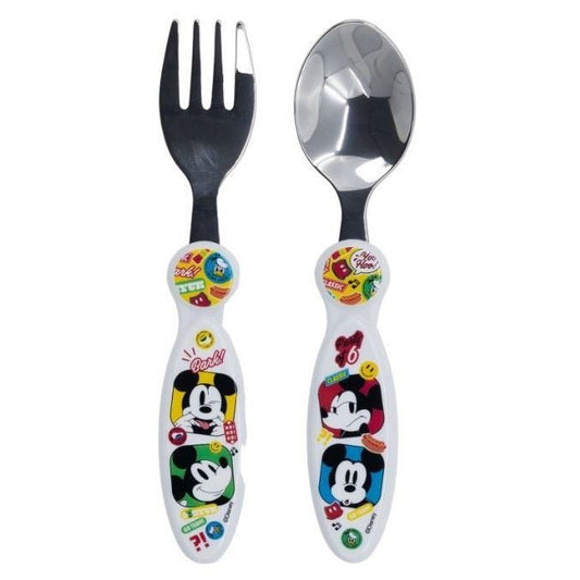 Stor Set 2 Posate in metallo per Bambini Disney Minnie - 8412497744183 - DarSaGiocattoli