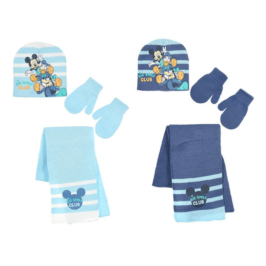 Sun City Cappellino + Guanti + Sciarpa Topolino Paperino Pippo Bambino XH4537 - 3609087262188 - DarSaGiocattoli