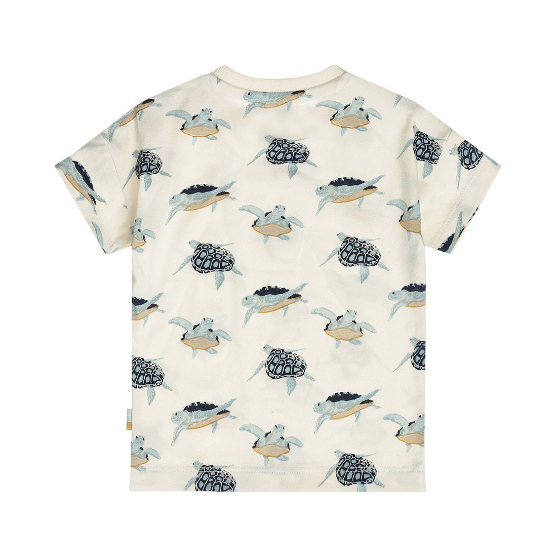T-Shirt Bambino Bianco Fantasia Tartarughe Marine Dirkje N58656 - 8720815595745 - DarSaGiocattoli
