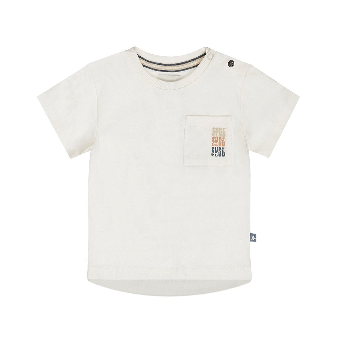 T-Shirt Neonato Bianco Con Schiena Lunga Dirkje N58612 - 8720815593901 - DarSaGiocattoli