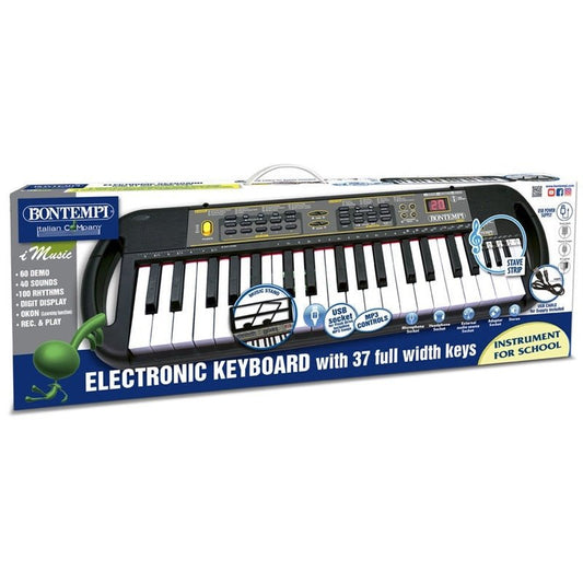Tastiera Digitale Bontempi 37 Tasti 15 3790SD con 40 Suoni e 100 Ritmi - 0047663335353 - DarSaGiocattoli