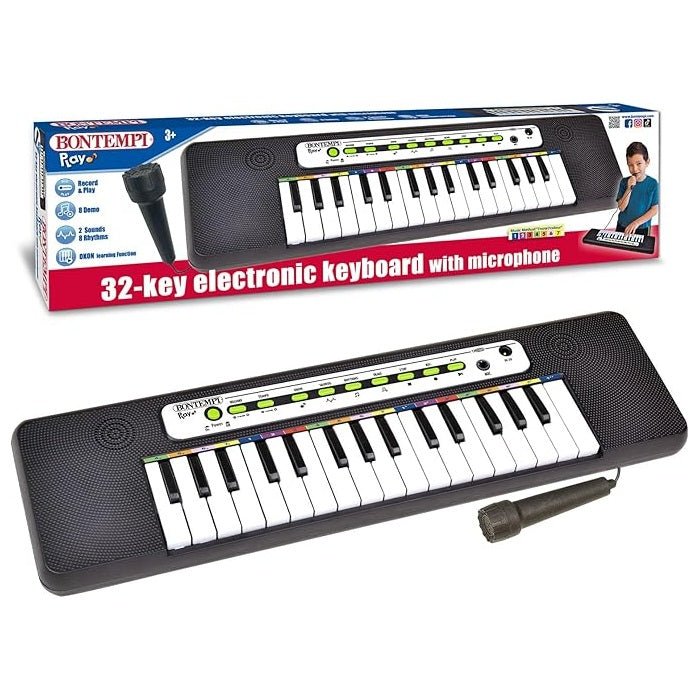 Tastiera Elettronica Bontempi 32 Tasti con Microfono 12 3200 - 0047663335391 - DarSaGiocattoli