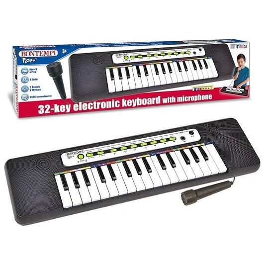 Tastiera Elettronica Bontempi 32 Tasti con Microfono 12 3200 - 0047663335391 - DarSaGiocattoli