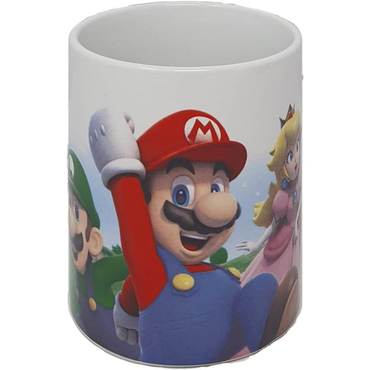 Tazza Ceramica Super Mario Peach Toad Luigi e Yoshi Modello Mug 325 ml Stor 41401 - 8412497086054 - DarSaGiocattoli