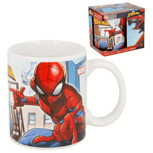 Tazza In Ceramica Spiderman Spider - Man 325 ml Stor 41401 - 8412497783250 - DarSaGiocattoli