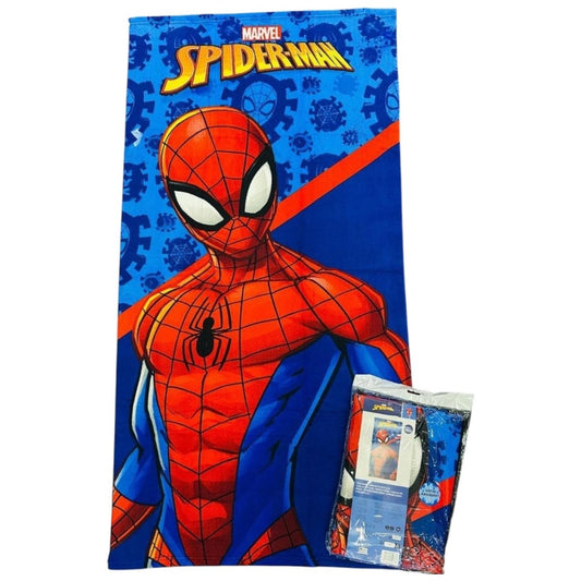 Telo Mare Spiderman Spider-Man Marvel Microfibra Di Poliestere Asciugamano 70 x 140 Cm Sun City SPI36-5028 - 8435631356837 - DarSaGiocattoli
