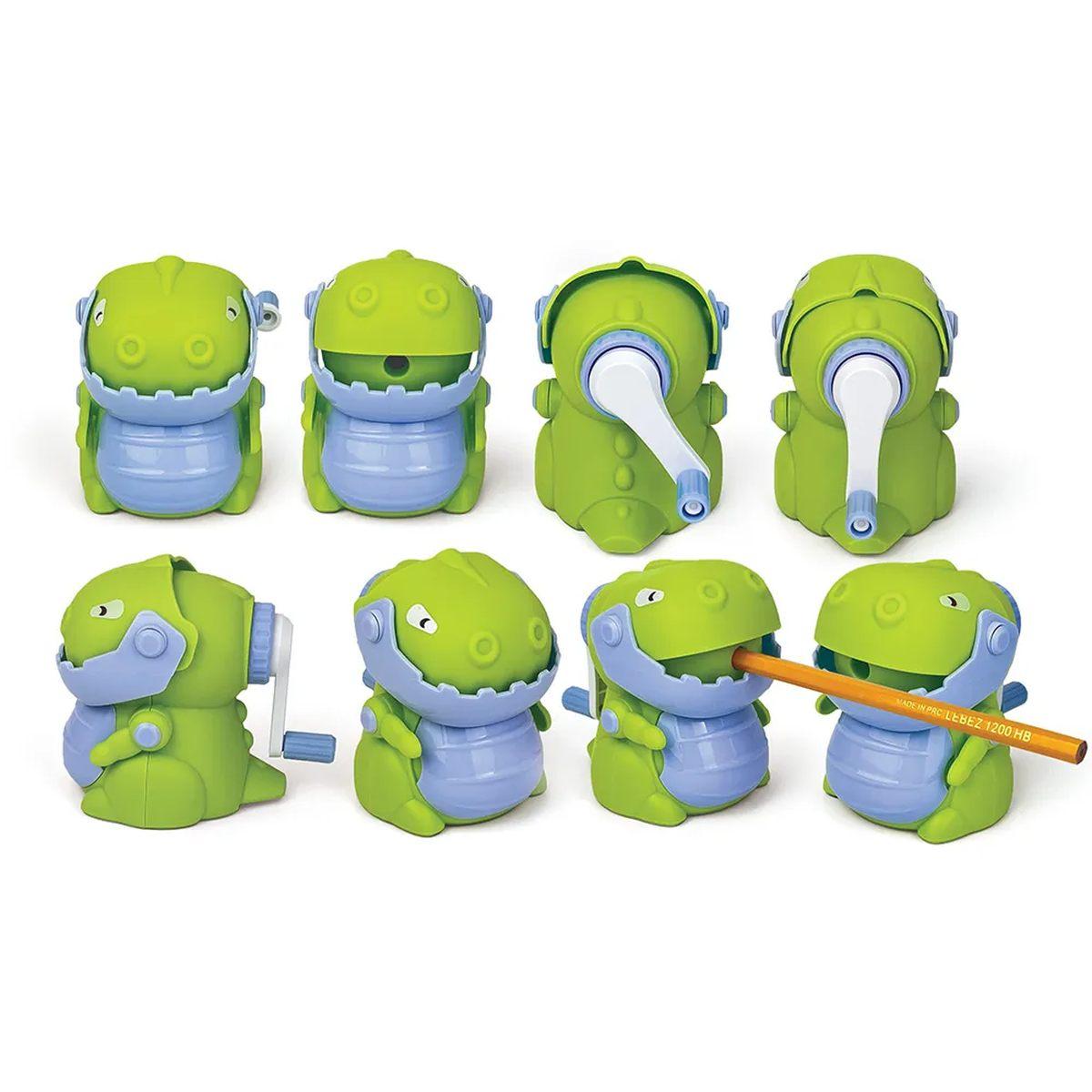 Temperamatite Da Tavolo Con Manovella Drago Dino Riccioli 81974 - 8007509130285 - DarSaGiocattoli