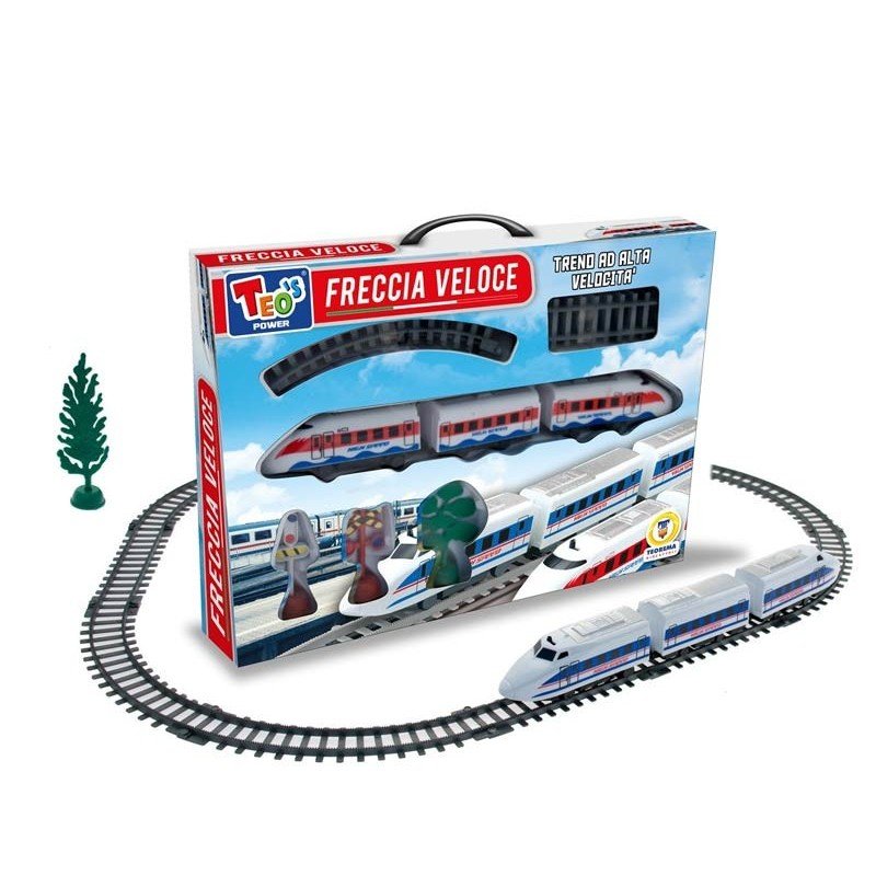 Teorema Pista Trenino Freccia Veloce Teo S 55x44 cm 62333 - 8017967623335 - DarSaGiocattoli