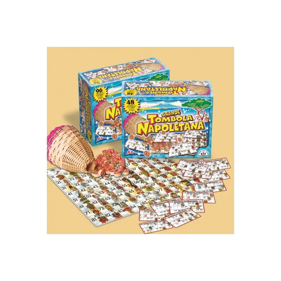 Tombola Napoletana 96 Cartelle 6+ Anni Arti Grafiche 119 - 8000888001191 - DarSaGiocattoli
