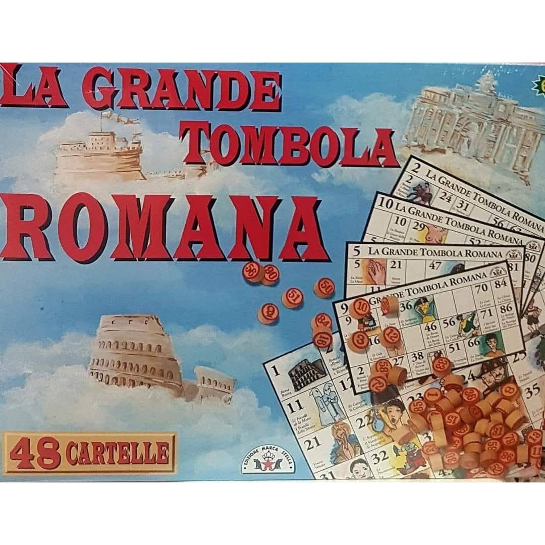 Tombola Romana 48 Cartelle 6+ Anni Arti Grafiche 028 - 8000804133036 - DarSaGiocattoli