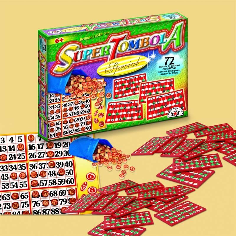 Tombola Special 72 Cartelle 6+ Anni Arti Grafiche 094 - 8000888000941 - DarSaGiocattoli
