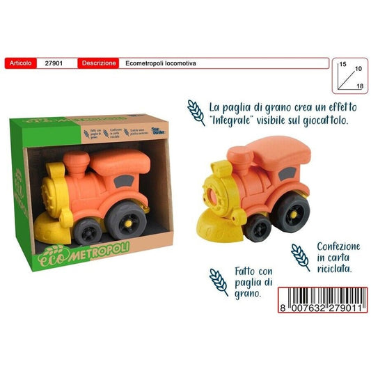 Toys Garden Treno Locomotiva 18 cm Ecometropoli Tg 27901 - 8007632279011 - DarSaGiocattoli