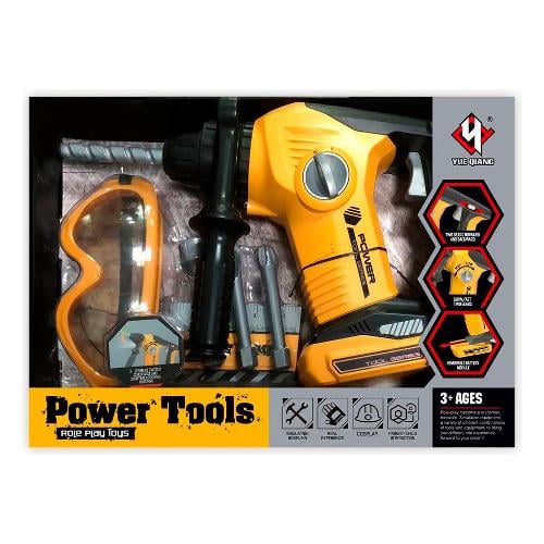 Trapano Percussore ODG Con Accessori Deluxe Giallo e Nero ODG1023 - 0806891570956 - DarSaGiocattoli