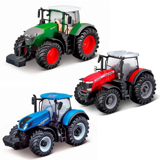 Trattori 10 cm Motorizzati Assortiti In Metallo Burago 18-31610 - 4893993316106 - DarSaGiocattoli