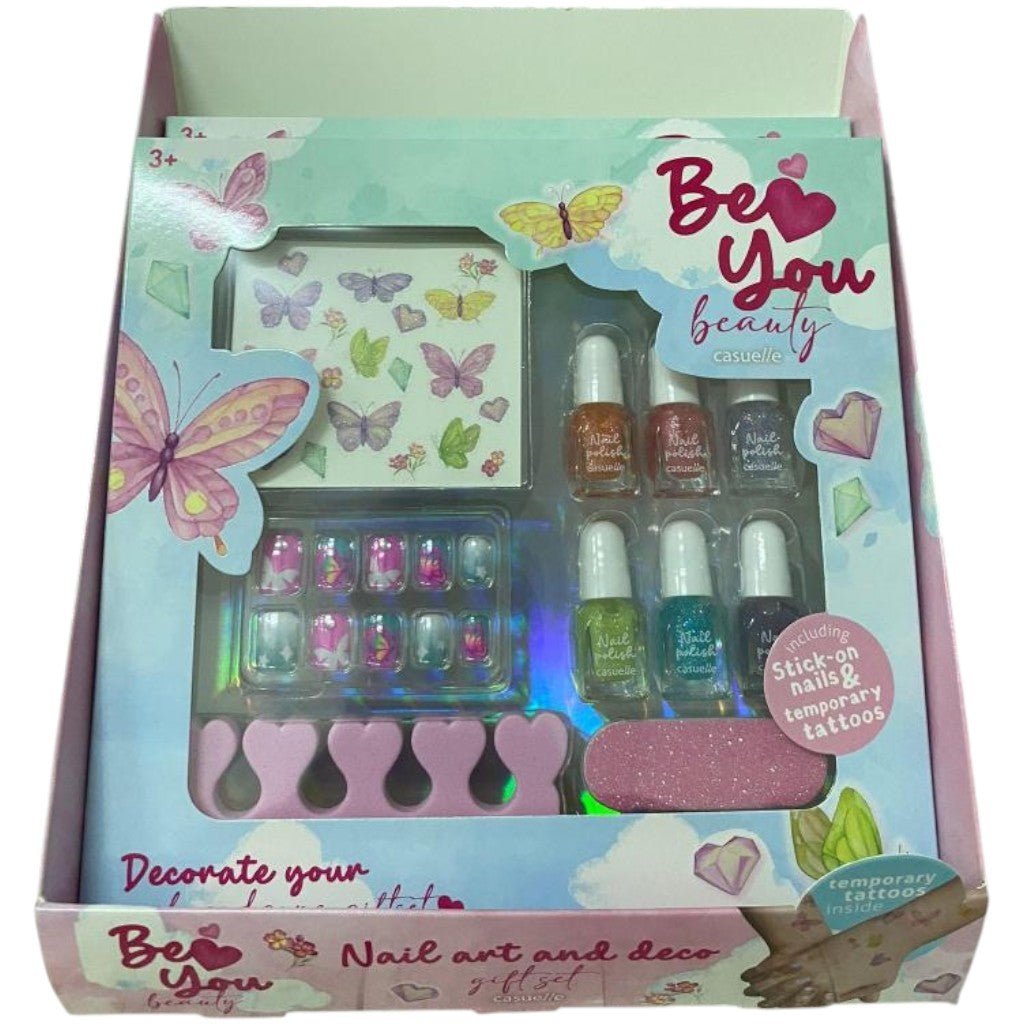 Trucchi Bambina Beyou Per Decorare Unghie e Corpo Set Regalo Casuelle 81.577.00 - 8711603279688 - DarSaGiocattoli