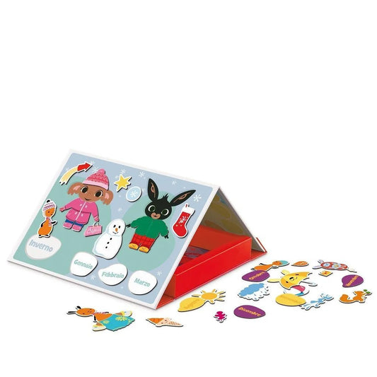 Trudi Sevi Puzzle Magnetico In Legno Bing 61 pz 26x26x5 cm Modello TUE61000 - 8056379122777 - DarSaGiocattoli