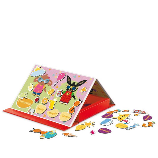 Trudi Sevi Puzzle Magnetico In Legno Bing 61 pz 26x26x5 cm Modello TUE61000 - 8056379122777 - DarSaGiocattoli