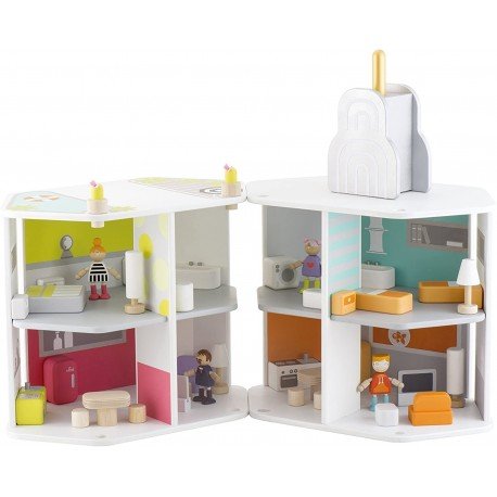Trudi Sevi Tower Grattacielo Edificio 82988 Giocattoli In Legno - 8003444829888 - DarSaGiocattoli