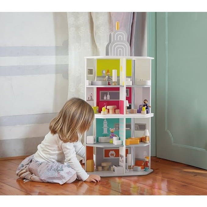 Trudi Sevi Tower Grattacielo Edificio 82988 Giocattoli In Legno - 8003444829888 - DarSaGiocattoli