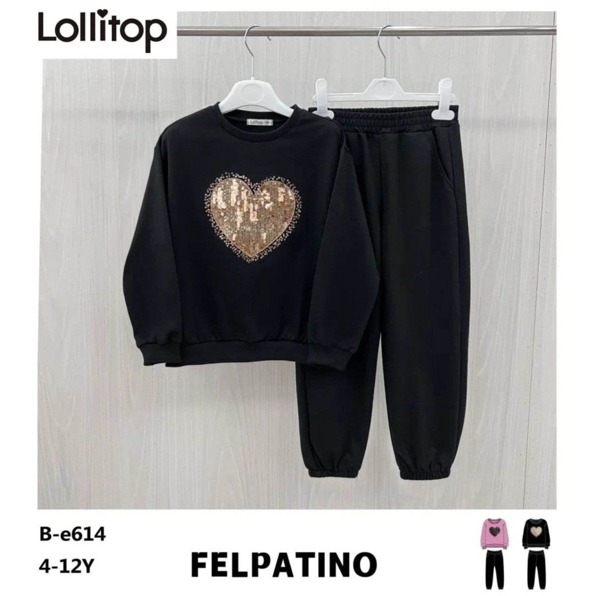 Tuta Bambina 2 Pezzi Lollitop B-E614 3/4-11/12 Anni - 0288602506148 - DarSaGiocattoli