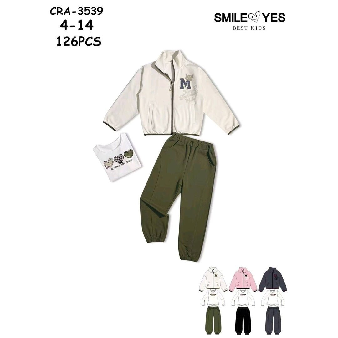 Tuta Bambina Invernale 3 Pezzi Best Kids CRA - 3539 -  - DarSaGiocattoli