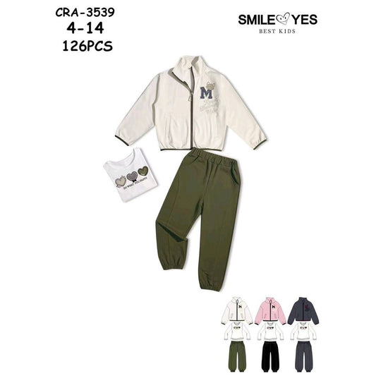 Tuta Bambina Invernale 3 Pezzi Best Kids CRA - 3539 -  - DarSaGiocattoli