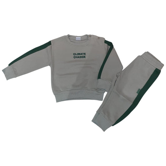 Tuta Bambino 2 Pezzi Maglia e Pantaloni Verde Ativo BB - YF6186 -  - DarSaGiocattoli