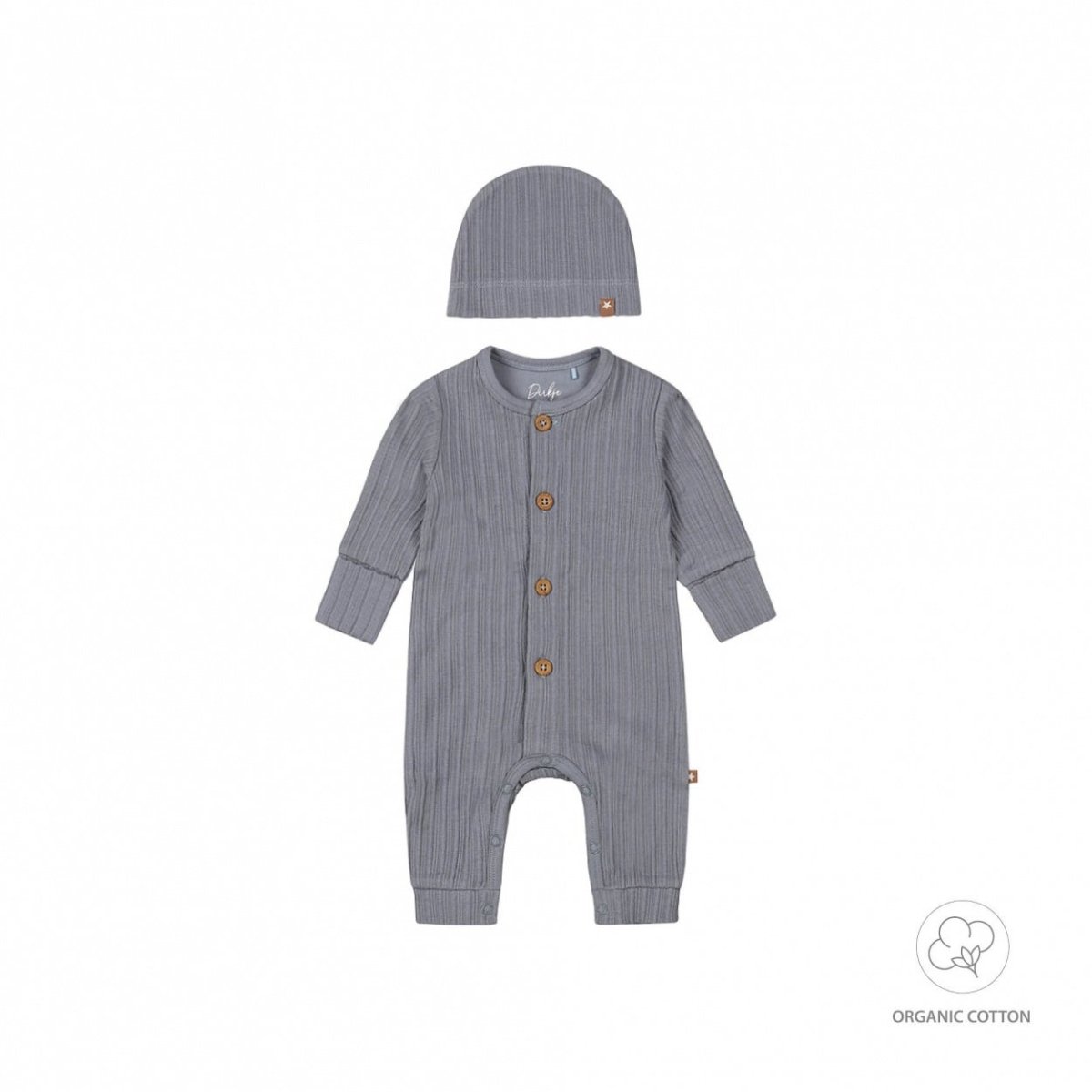 Tutina Neonato + Cappello in Cotone Biologico WN1267 Dirkje Noos - 8720815358722 - DarSaGiocattoli