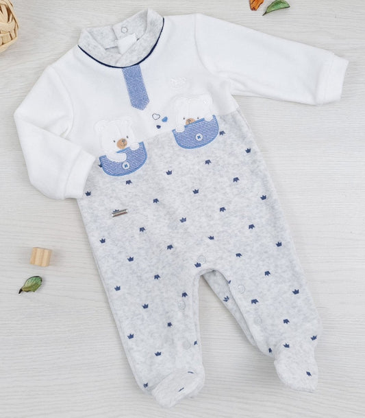 Tutina Neonato In Ciniglia Mio Piccolo 383C - 8033300400661 - DarSaGiocattoli