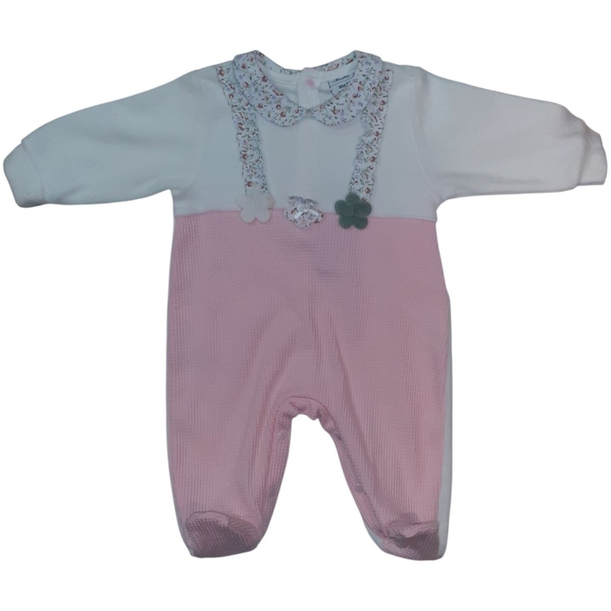 Tutina Neonato In Ciniglia Rosa I Batuffolini - DarSaGiocattoli