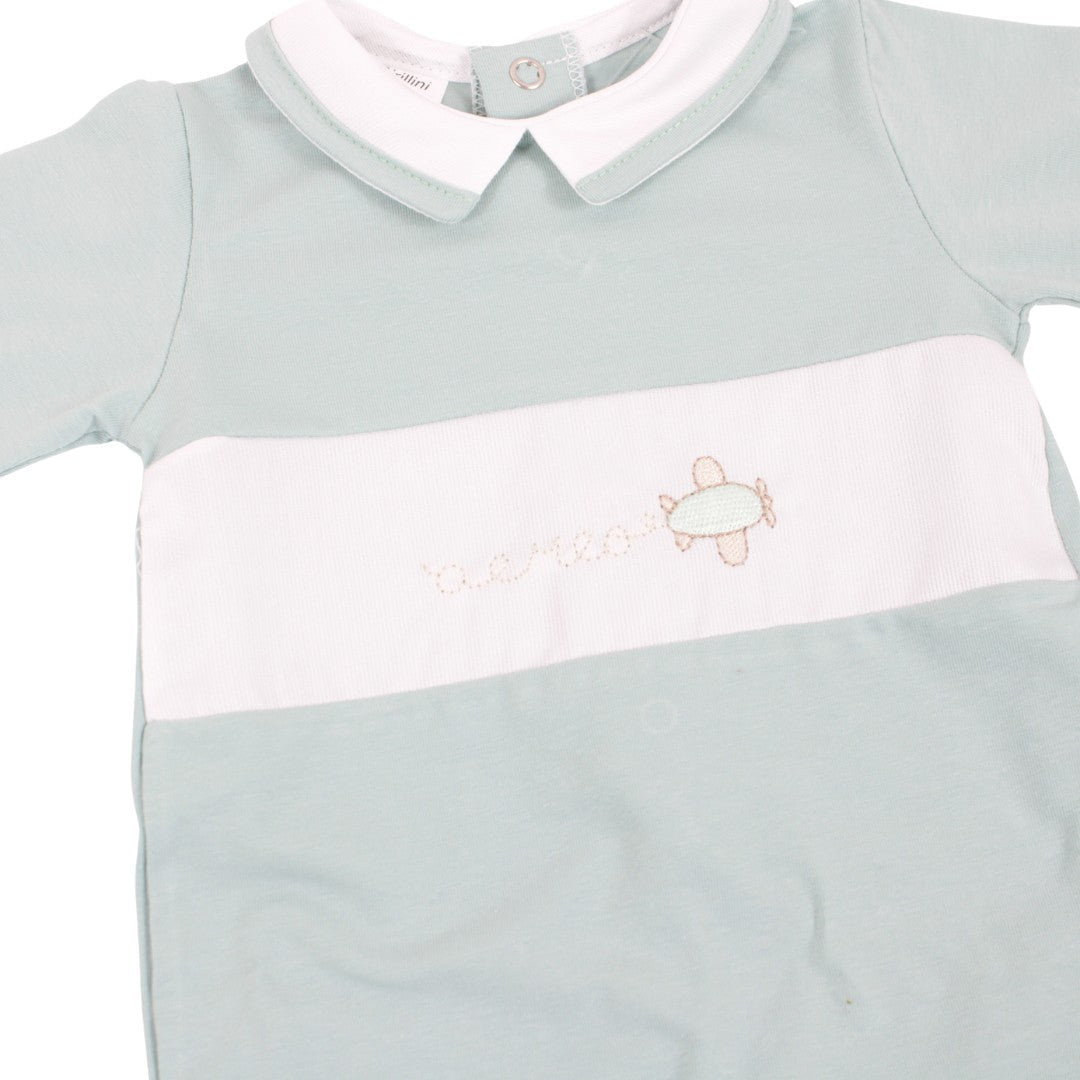 Tutina Neonato In Cotone Celeste Birillini 6387 - 2000000063874 - DarSaGiocattoli