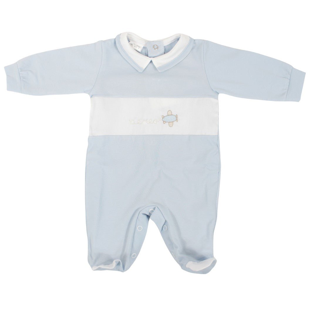 Tutina Neonato In Cotone Celeste Birillini 6387 - 2000000063874 - DarSaGiocattoli