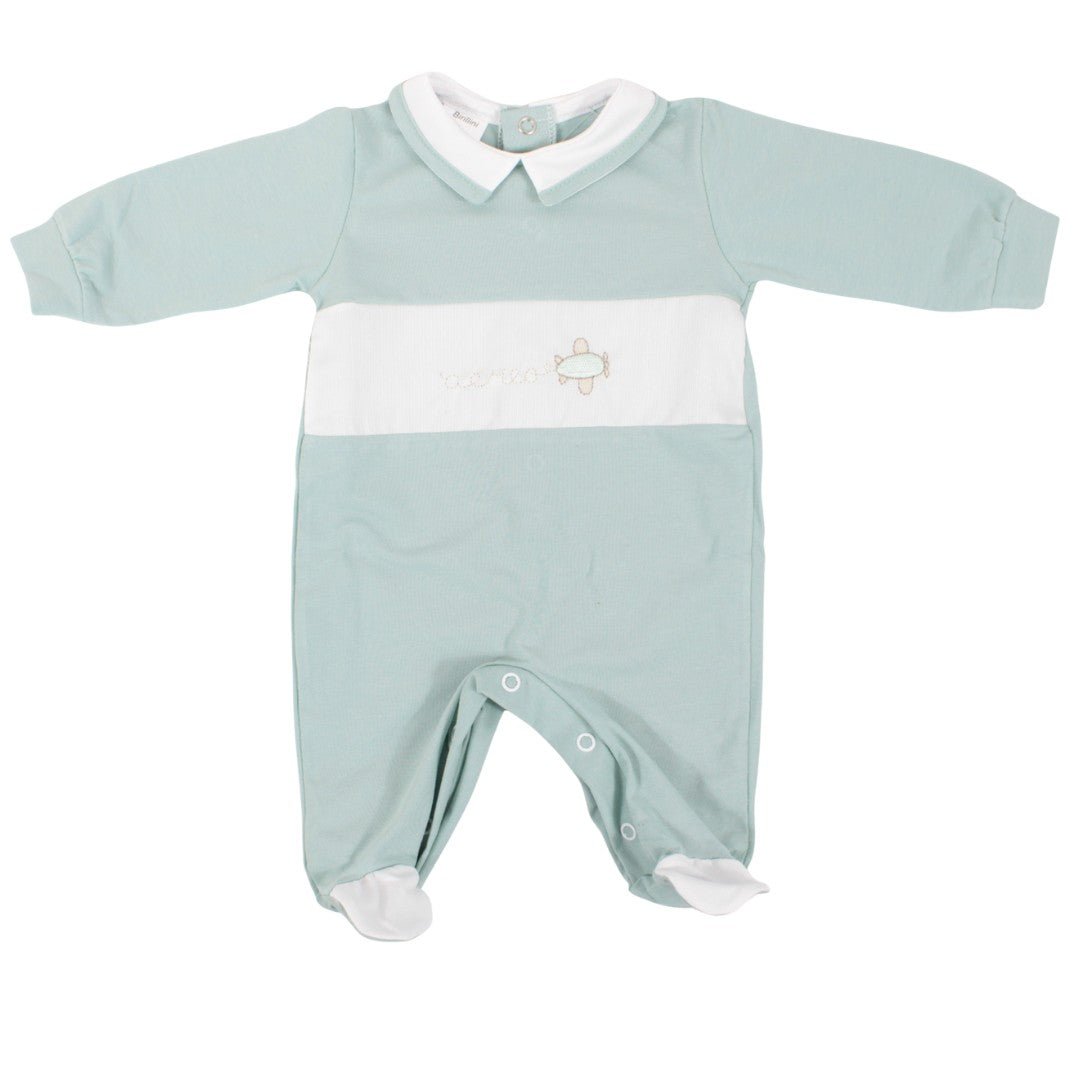 Tutina Neonato In Cotone Celeste Birillini 6387 - 2000000063874 - DarSaGiocattoli