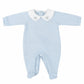 Tutina Neonato In Cotone Con Ricamato Al Colletto Celeste Klaiadì K196TJ -  - DarSaGiocattoli