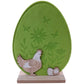 Uovo In Feltro Con Gallina 18 cm Base In Legno Due Esse Christmas 419824 40649 - 8053482419824 - DarSaGiocattoli