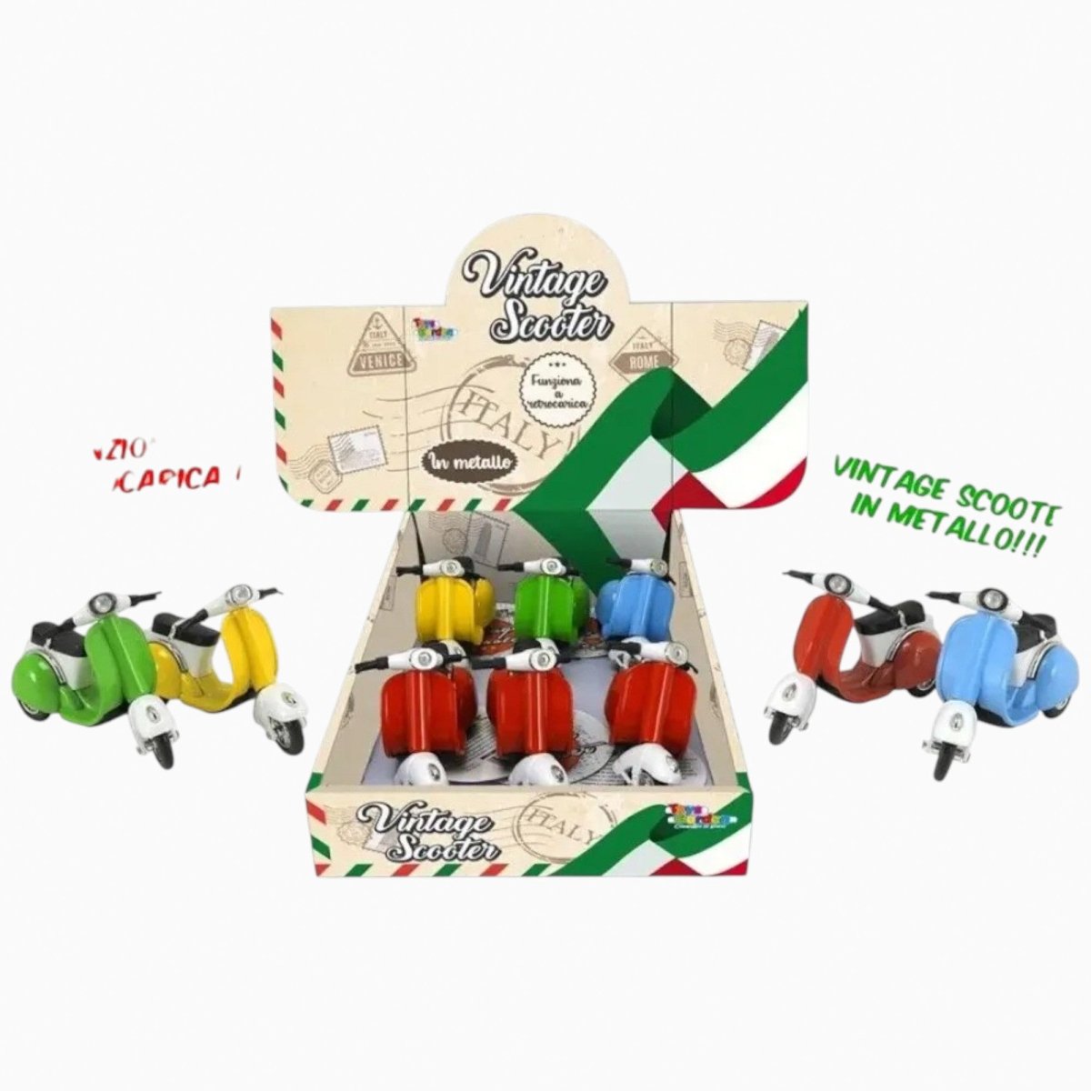 Vintage Scooter Toys Garden 28038 Moto Giocattolo - 8007632280383 - DarSaGiocattoli