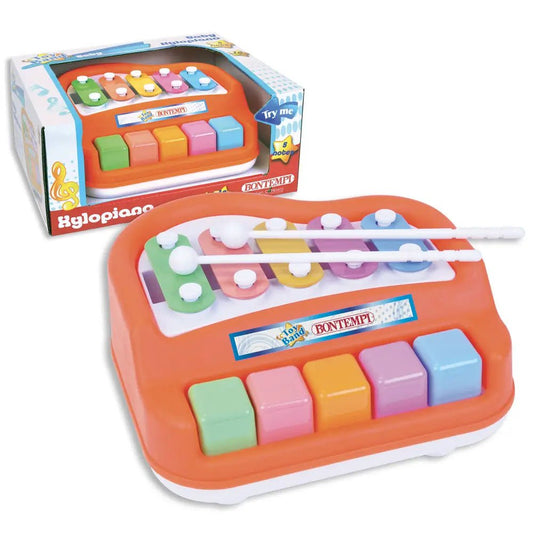 Xilopiano Baby Bontempi 5 Note Con Bacchette 55 0520 Per Bambini - 0047663082332 - DarSaGiocattoli