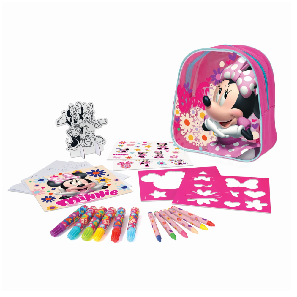 Zaino Disney Minnie Con Colori e Stickers 3+ Anni AS Company 1023 - 68101 - 5203068681012 - DarSaGiocattoli