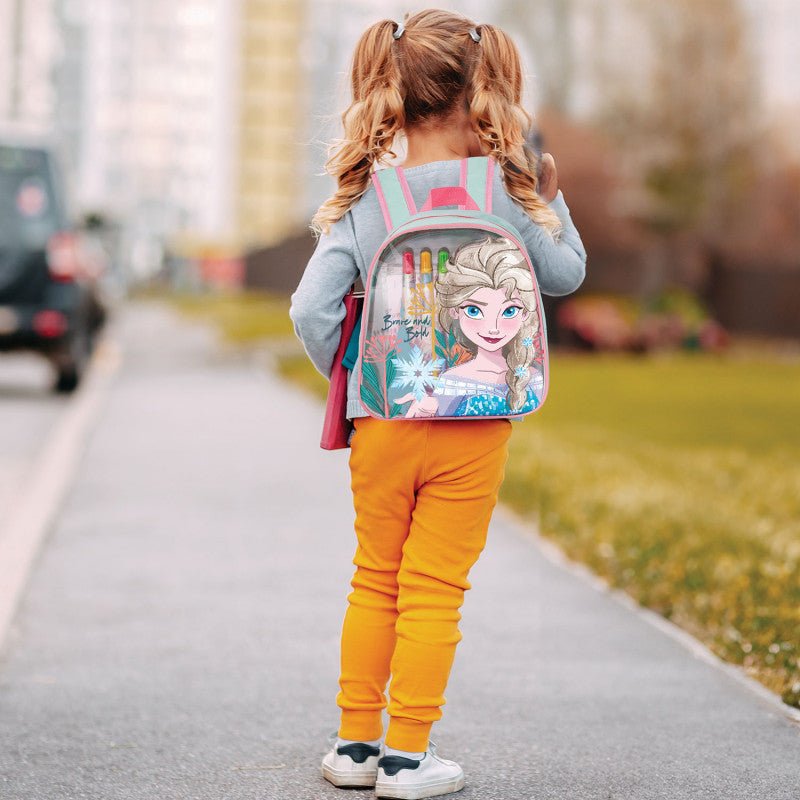 Zaino Frozen Con Colori e Stickers 3+ Anni AS Company 1023 - 68102 - 5702016370737 - DarSaGiocattoli