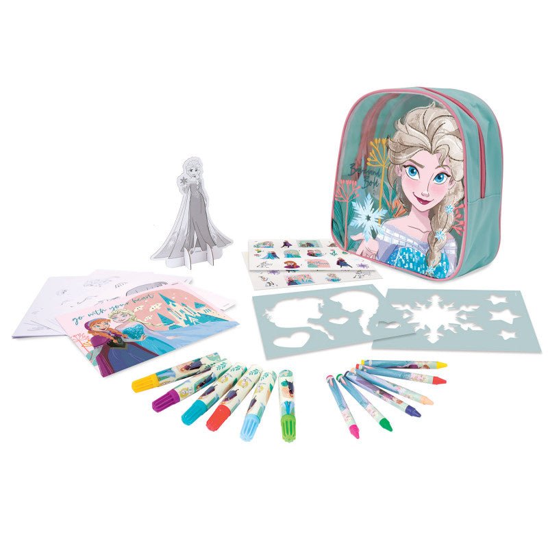 Zaino Frozen Con Colori e Stickers 3+ Anni AS Company 1023 - 68102 - 5702016370737 - DarSaGiocattoli