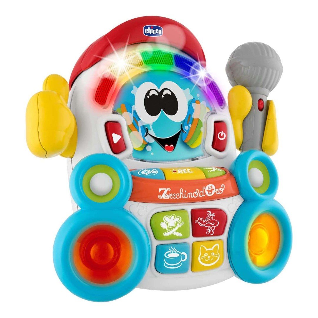 Chicco - Songy Il Cantante Gioco Musicale Elettronico con Microfono - DarSaGiocattoli