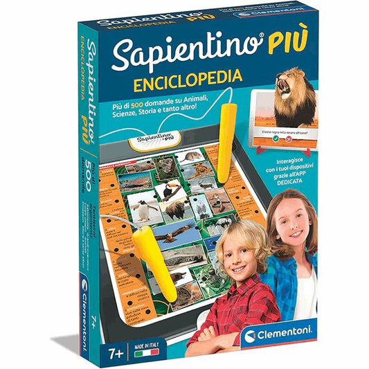 Clementoni Enciclopedia-Gioco elettronico Quiz su Animali - DarSaGiocattoli