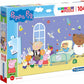 Clementoni Peppa Pig Supercolor Puzzle Pig-104 pezzi Maxi Multicolore 23735 - DarSaGiocattoli