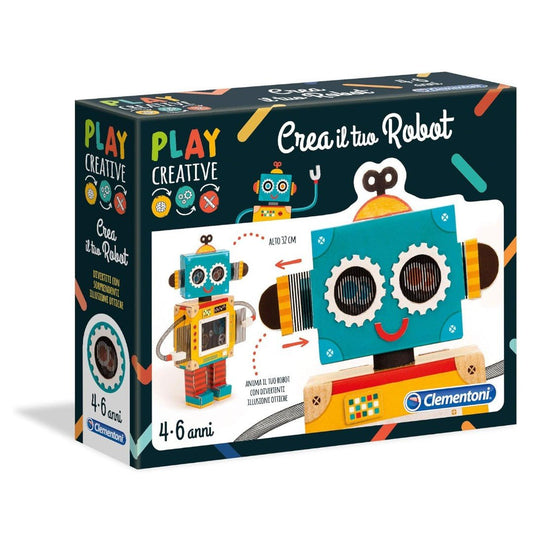 Clementoni Play Creative Crea Il Tuo Robot Gioco 15262 - 8005125152629 - DarSaGiocattoli