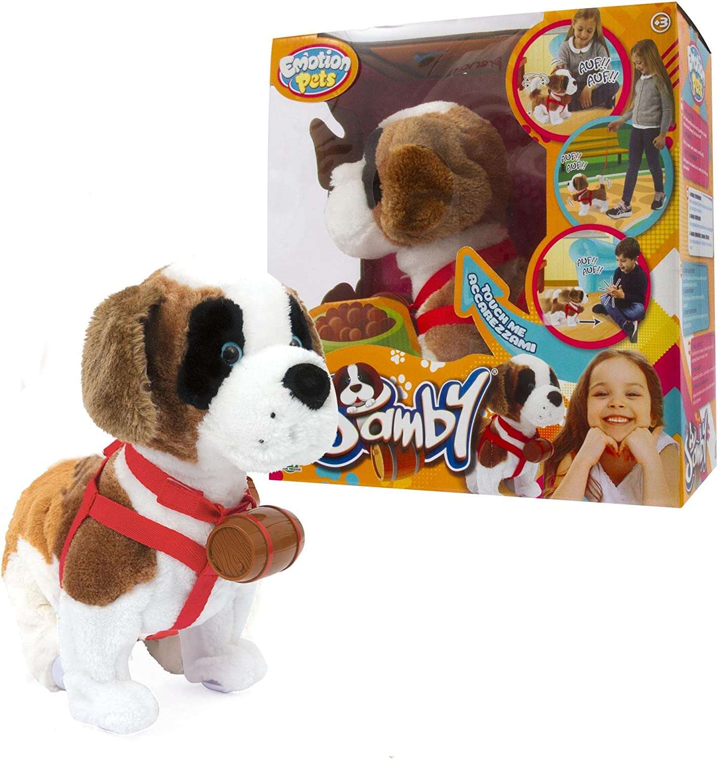 Emotion Pets - Samby Tenero Peluche Di San Bernardo MTM23000 (Outlet) - DarSaGiocattoli