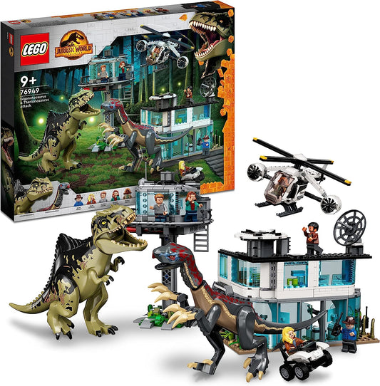 LEGO 76949 Jurassic World l’Attacco del Giganotosauro e del Terizinosauro - DarSaGiocattoli